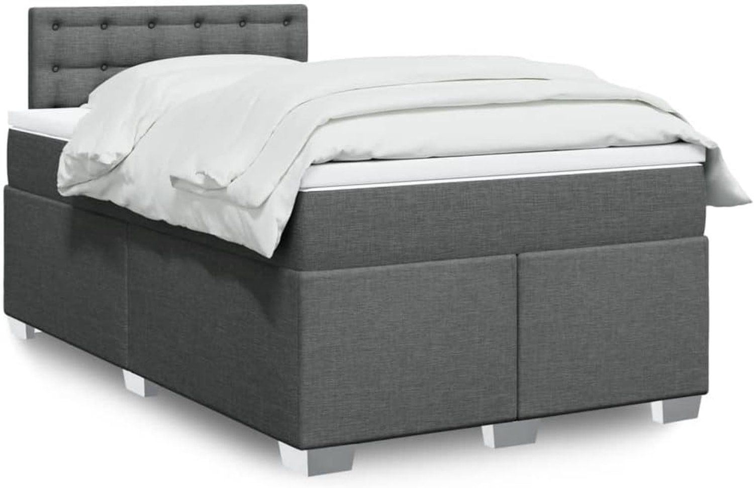 Pocketveringmatras Boxspringbed Donkergrijs 120x200 cm