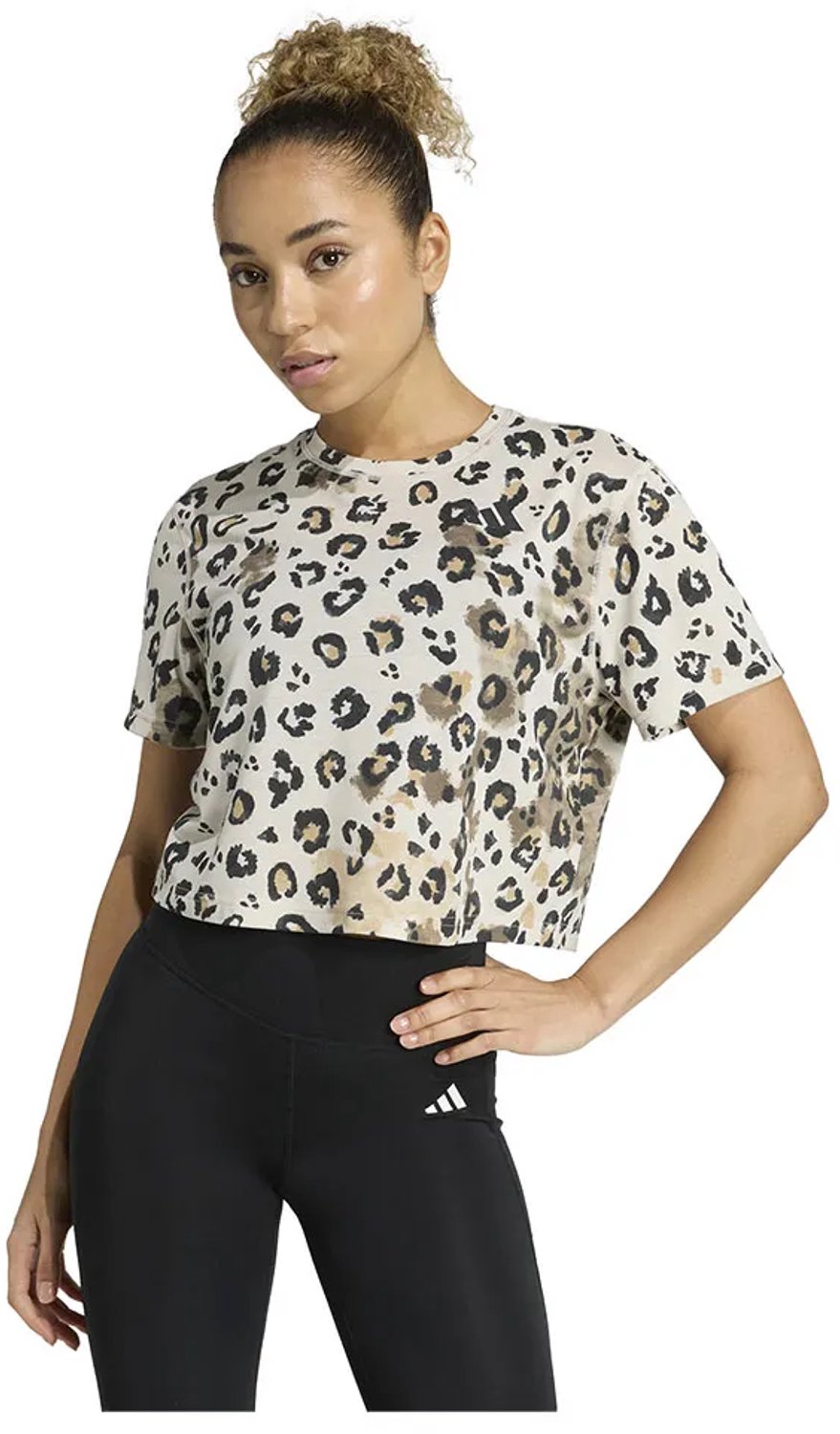 Adidas Workout Essentials T-shirt Met Korte Mouwen Vrouw Wonder Alumina / Print