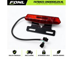 FONL Fatbike Achterlicht - Geschikt voor Ouxi - Verlichting voor Elektrische Fiets