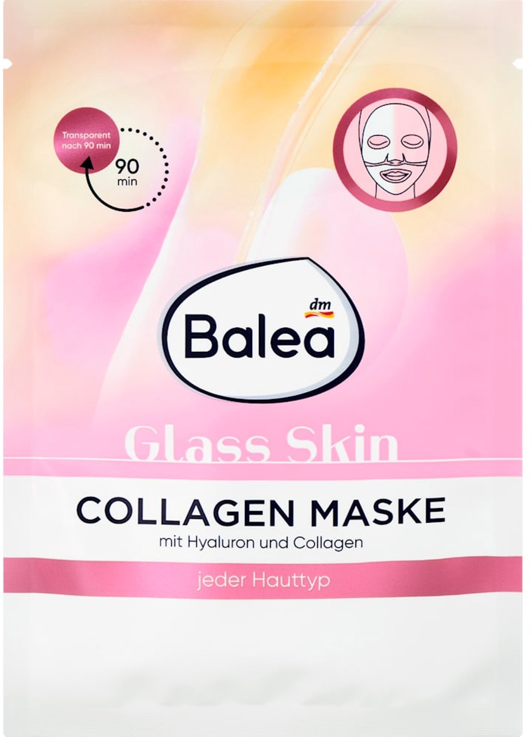 Balea Glass Skin Collagen masker