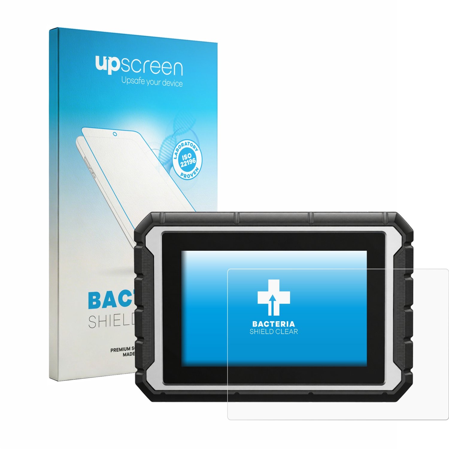 upscreen - Screenprotector voor Topdon ArtiDiag 900 BT - Folie Beschermfolie transparant antibacterieel