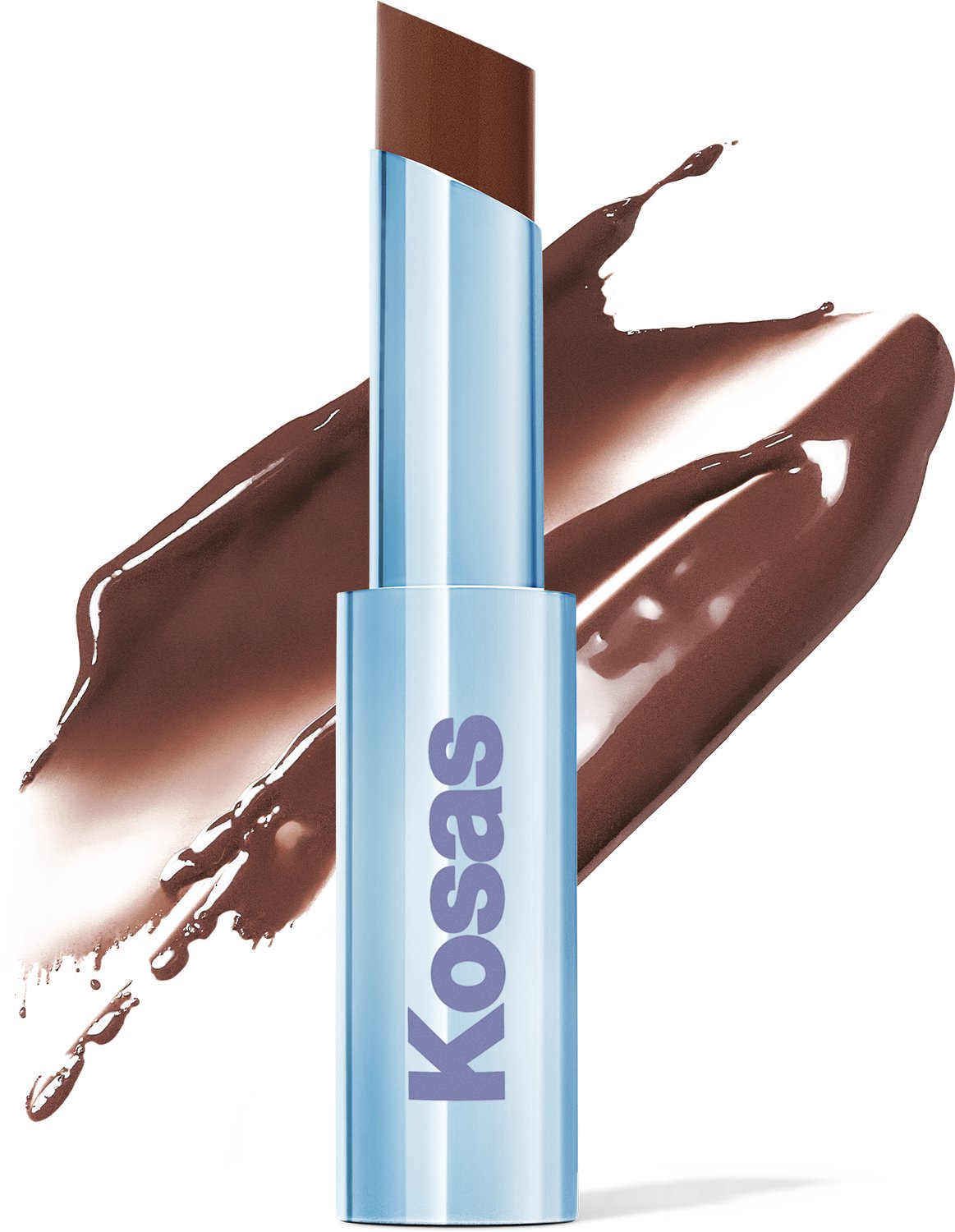 Kosas - Wet Stick Moisturizing Shiny Sheer Lipstick - Getinte lippenbalsem 3 g - Cinnamon Spritz