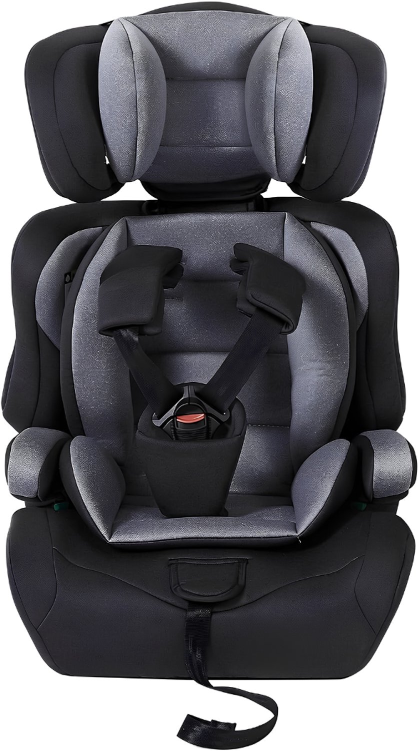SNJY® Kinderstoel Auto - Kinderzitje Auto - Stoelverhoger voor Auto - Voor 76-150 cm - Zwart/Grijs