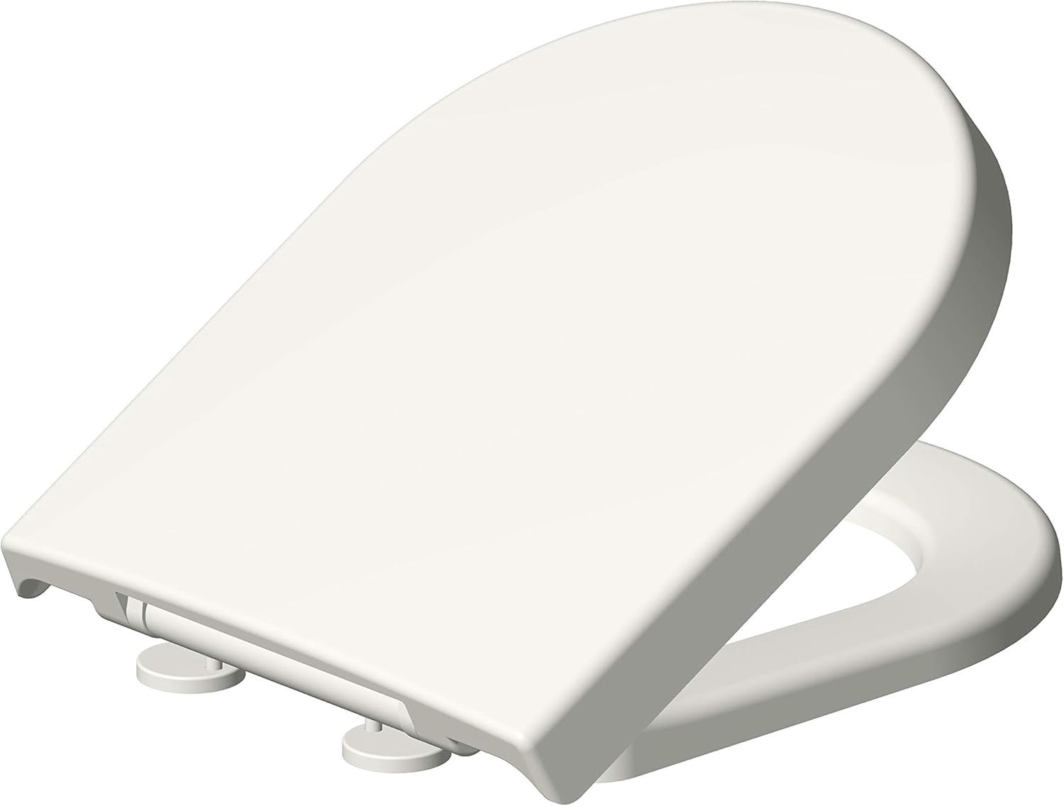 Merkloos Toiletzitting Duroplast Soft-Close Wit