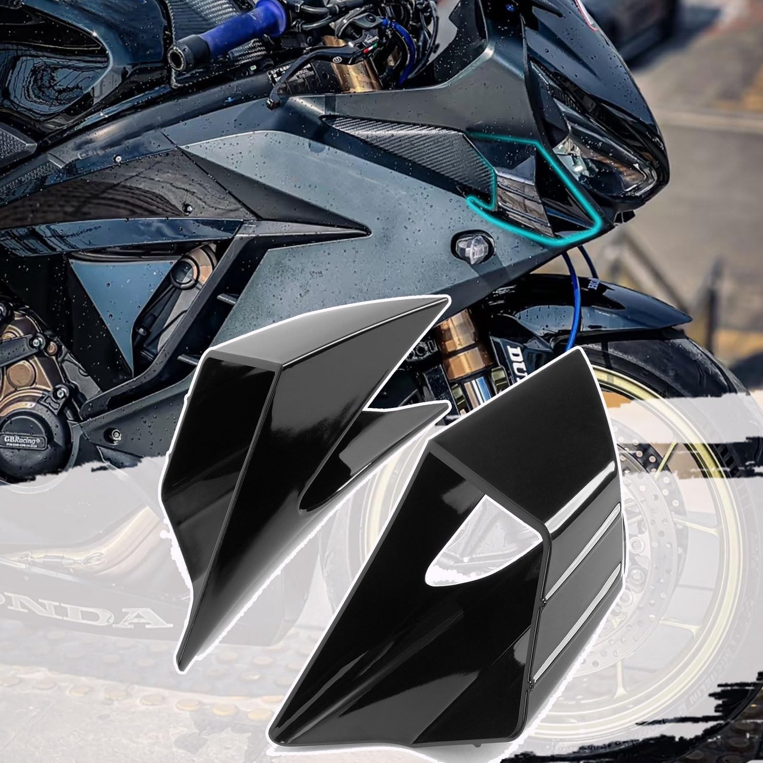Aerodynamische Zijwinddeflector Voor CBR 650R 2019-2023