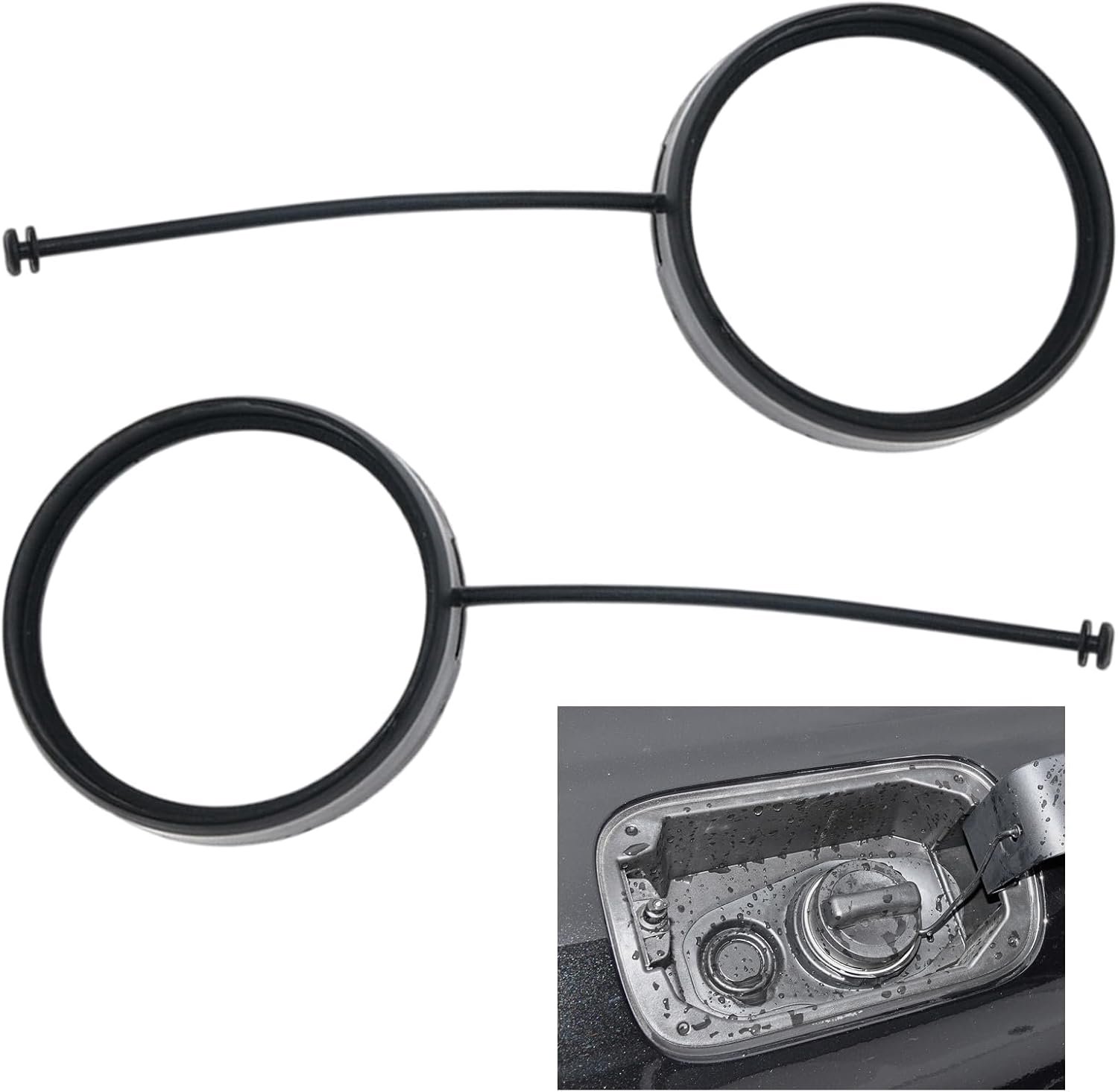 Tankdeksel bevestigingsband 14-20 cm - Set van 2 stuks - Geschikt voor M-Ercedes-Benz modellen - Homevero