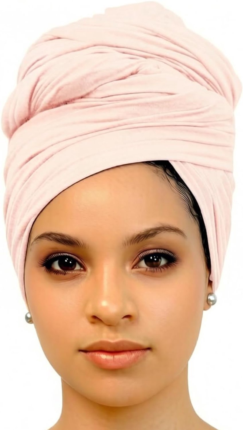 Lichtgewicht jersey hoofdband tulband hoofddoek katoen volledige haarhoes wrap
