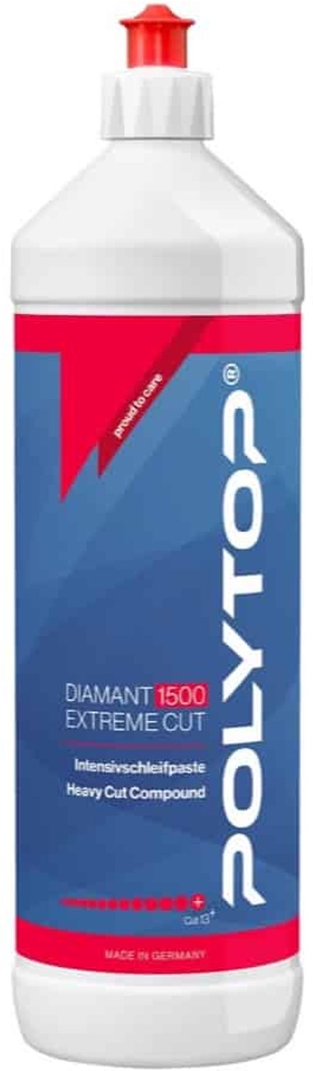 POLYTOP Diamant 1500 Extreme Cut 1L – Intensieve Heavy Cut Polijstpasta