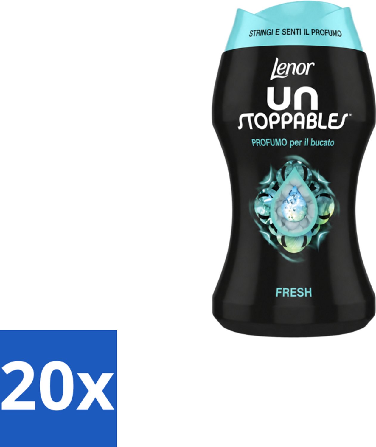 20 x Lenor Unstoppables – Geurbooster – Fresh - 10 Wasbeurten - 140 g - Voordeelverpakking - 20 stuks