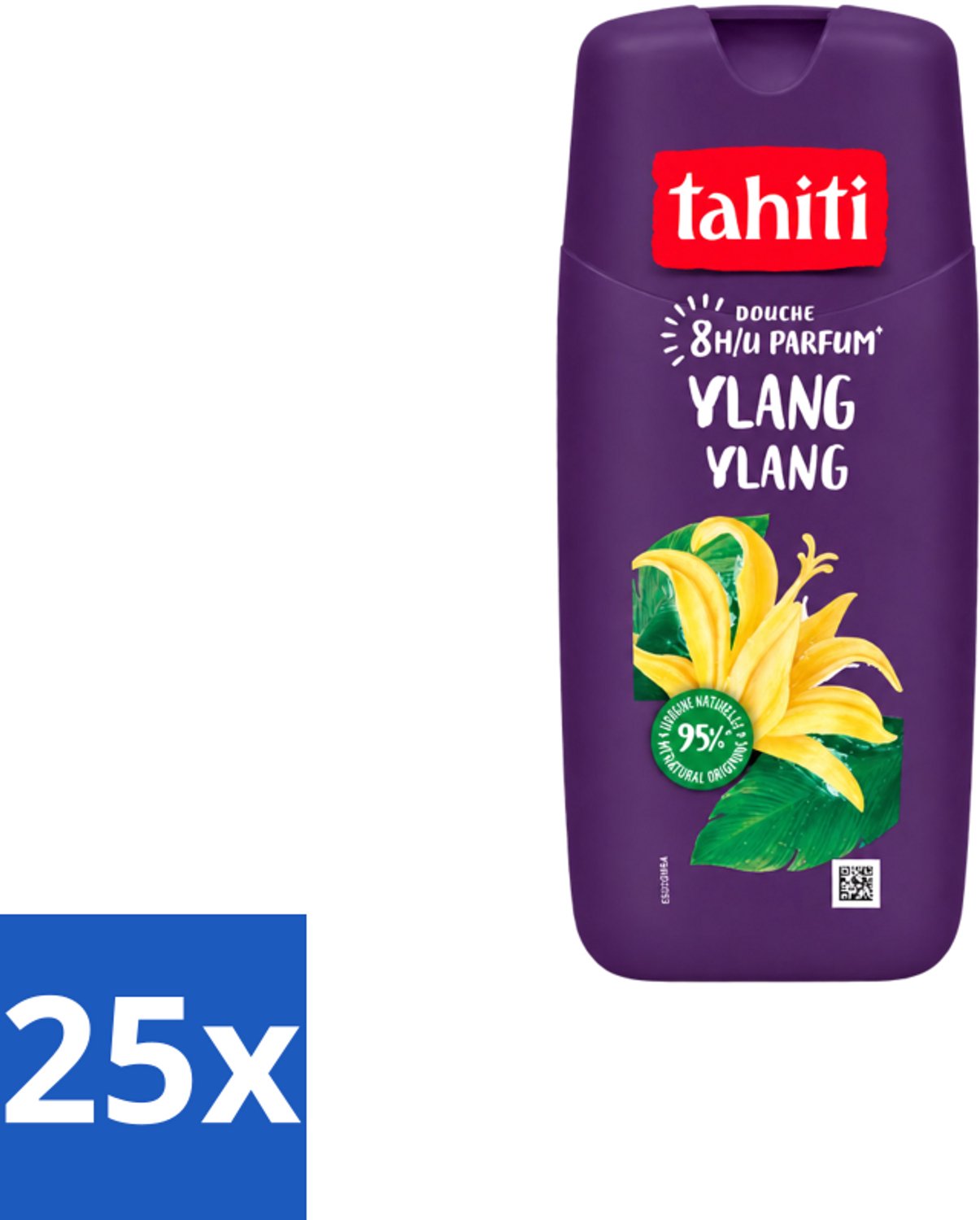 25 x Tahiti – Douchegel – Ylang Ylang - 315 ml - Voordeelverpakking - 25 stuks