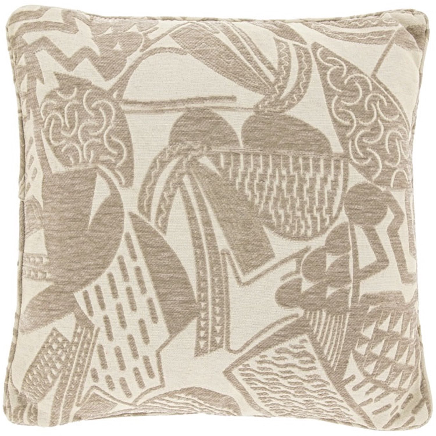 Unique Living Sierkussen Indy - chateau grey - 45x45cm Grijs