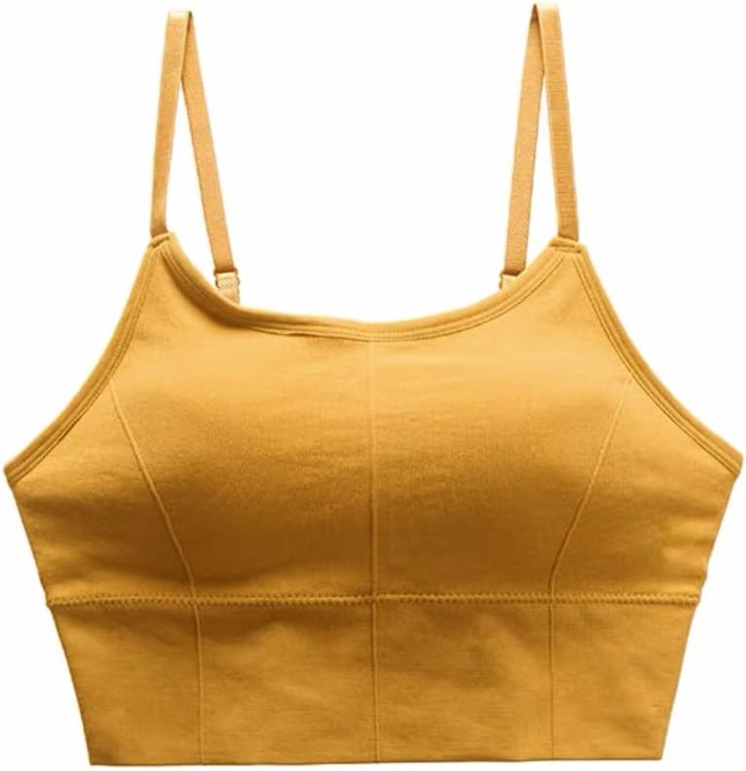 Gele mooie rugbeha hemdje stijl dames zomer binnenkleding