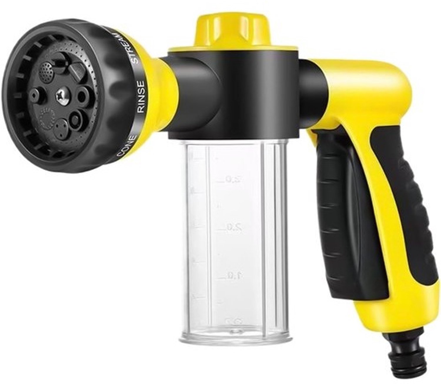 Schuimspuit opzetstuk - Hogedrukspuit - Auto reinigen - Instelbare schuimdikte - 100ml reservoir - Groen