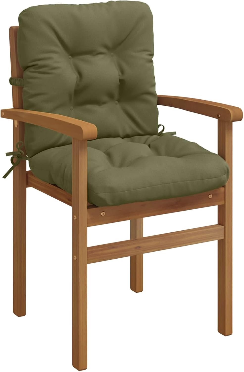 Kussenset met hoge rugleuning, 2 stuks, 100% polyester