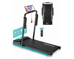 TibaGoods Loopband Inklapbaar - 1 t/m 8 km/h - Hardloopband - Walking pad - Hometrainer - Wandelband voor thuis - Treadmill - Sport - Hardlopen - 130kg
