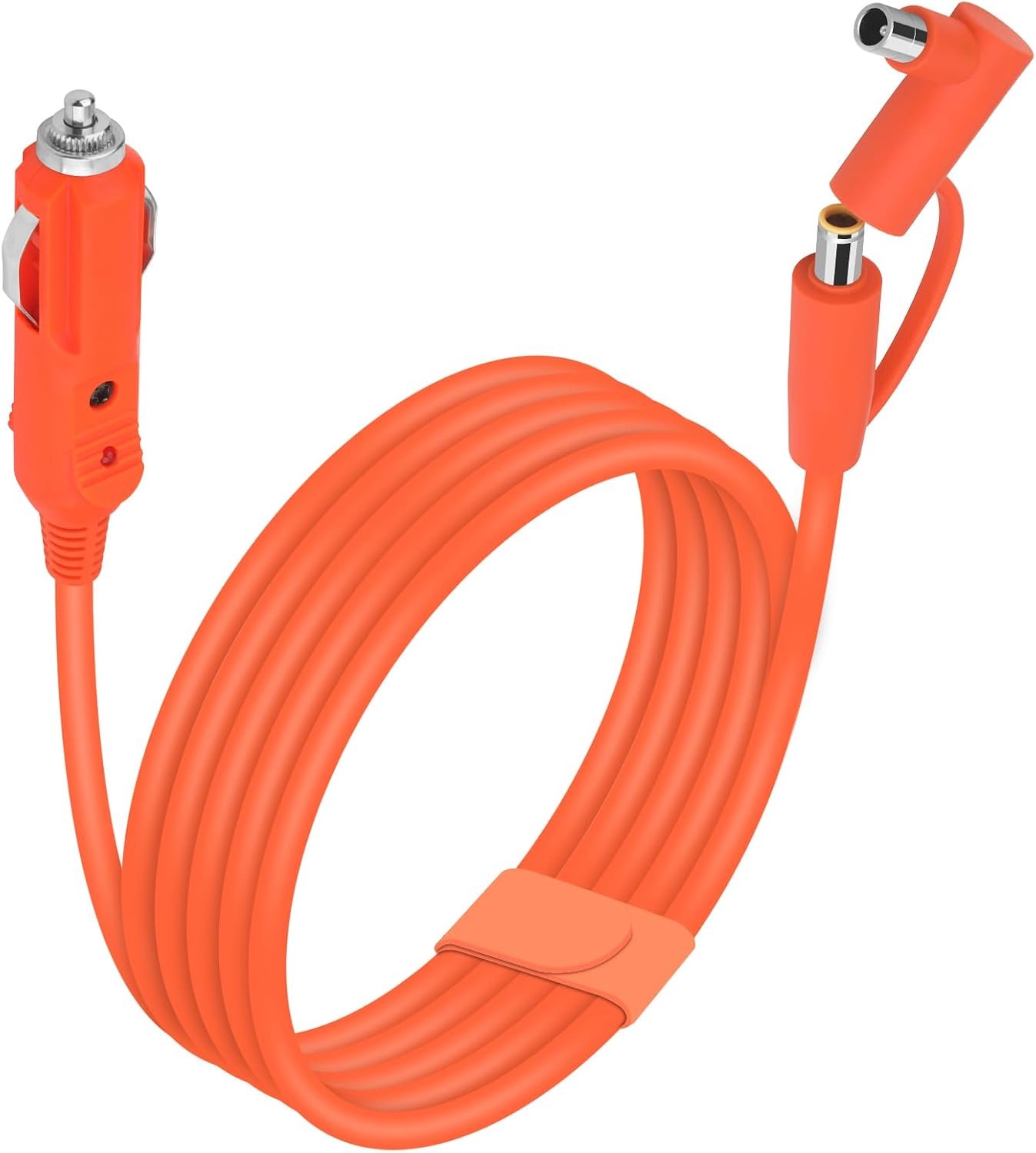 Autooplaadkabel met sigarettenaansteker op DC-stekker, 2 m, 14 AWG, 12 V/24 V, 15 A, compatibel met Jackery, Bluetti, Anker, Grecell