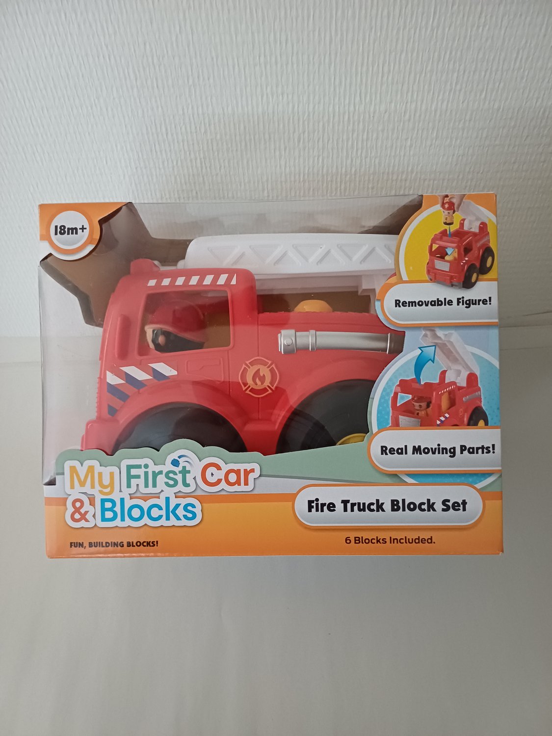 Mijn eerste auto &blokken brandweer