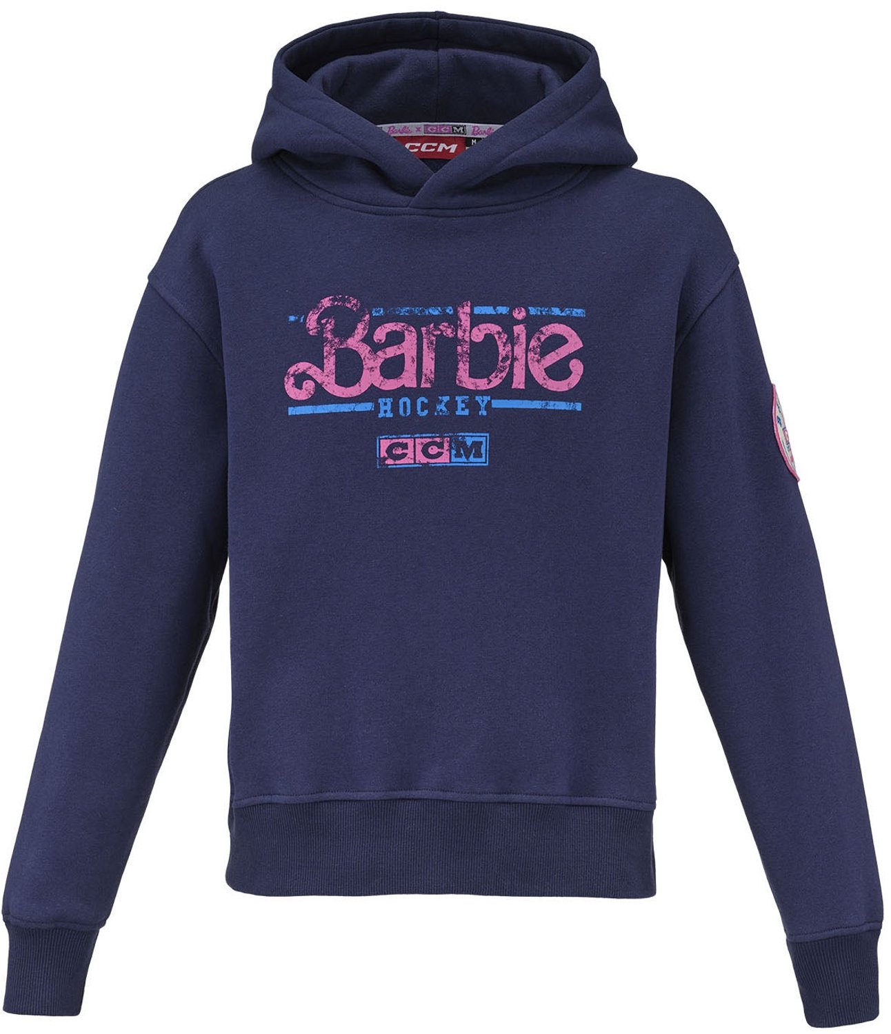 Barbie X Ccm Hoodie Youth Midnight L Blauw