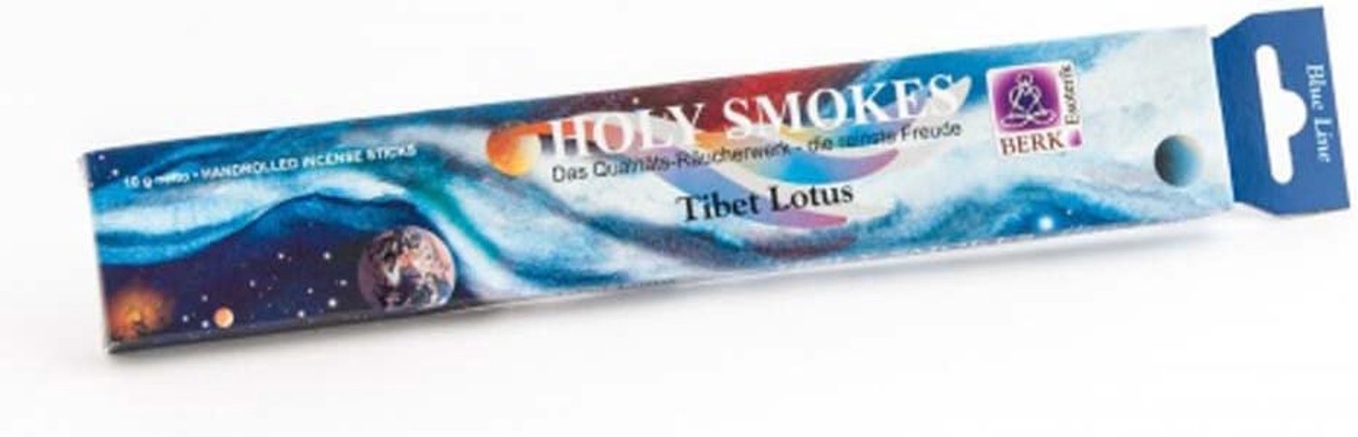 wierookstokjes 5 stuks - Blue Line - Tibet Lotus - handgemaakt met natuurlijke oliën - m-winkel