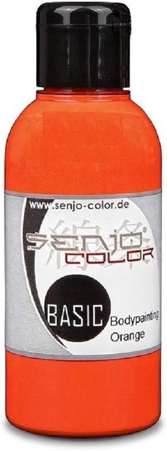 Bodypaint 75ml - Oranje - Vloeibaar voor Borstel en Airbrush - Geschikt voor Gezichts- en Lichaamsmake-up - ServiceTopper