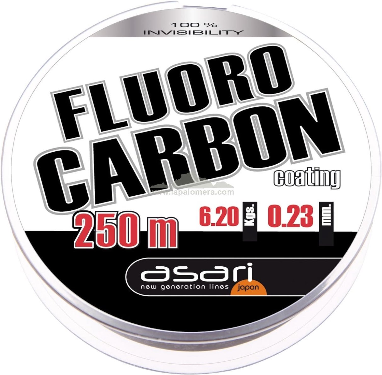 Vislijn 0,300 mm - fluorocarbon coating - transparante kleur - sterk en resistent m-winkel - m-winkel
