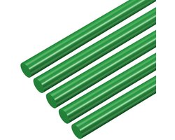 Kunststof staven 0,5 x 250 mm - groene ABS-styreen - massieve staaf - ideaal voor modelbouw en architectuur - 5 stuks - Vemera