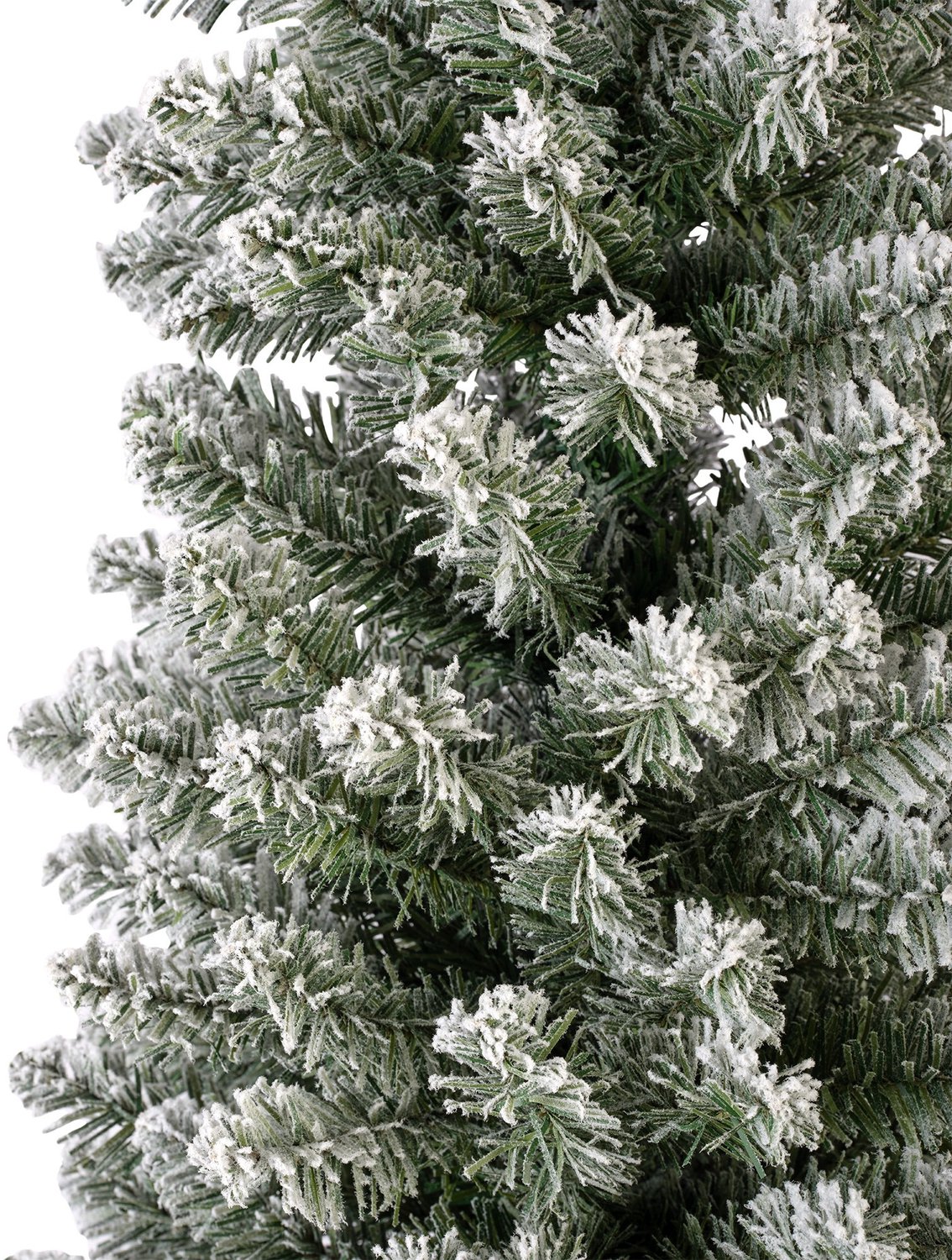 Everlands Pencil pine grote kunstkerstboom besneeuwd groen 240cm – foto 8