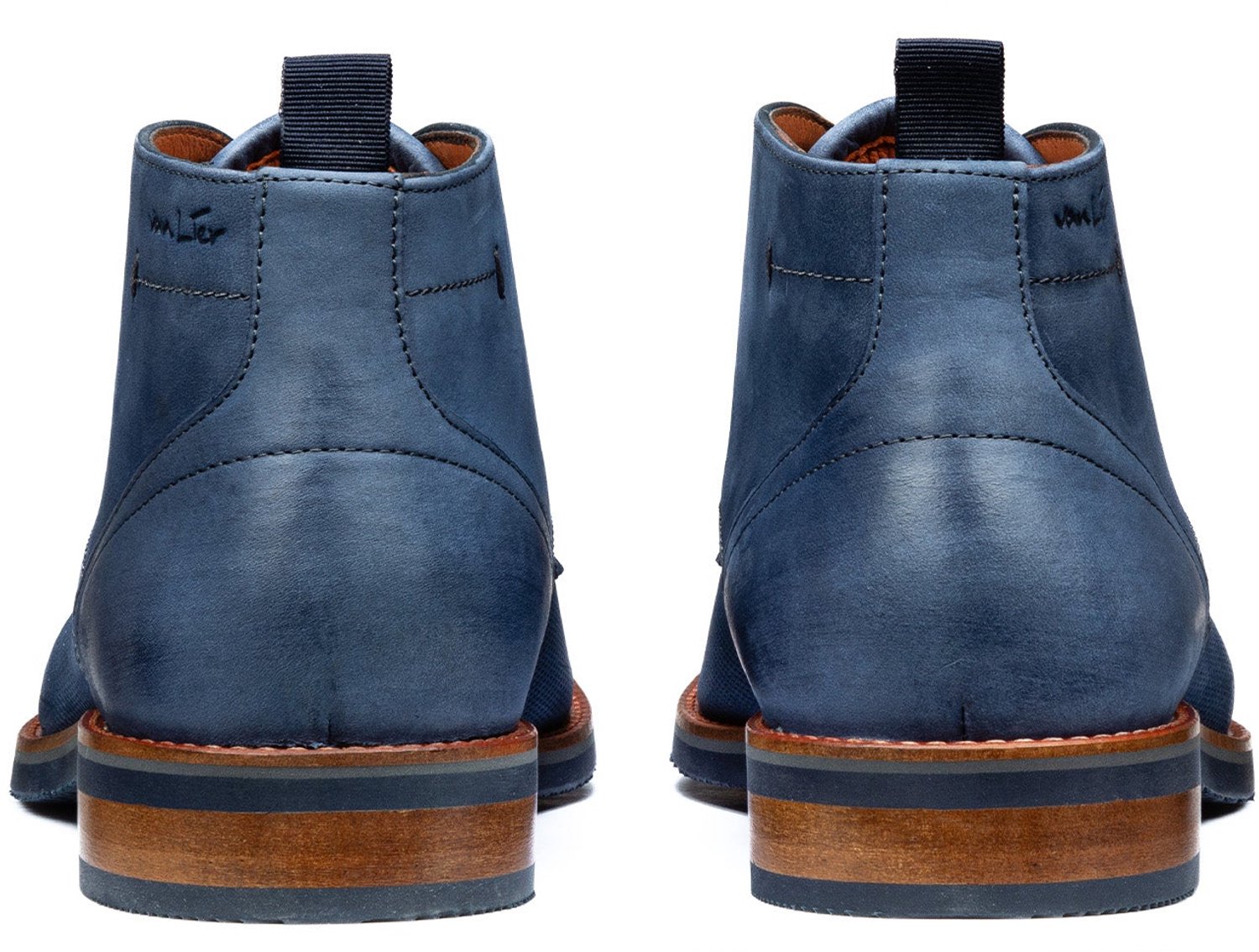 VANLIER - Heren Schoenen - Blauw - Maat 41