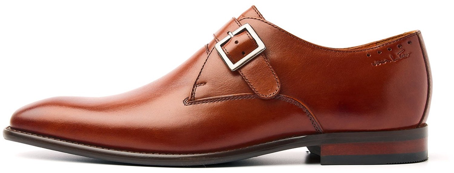 VANLIER - Heren Schoenen - Bruin - Maat 46