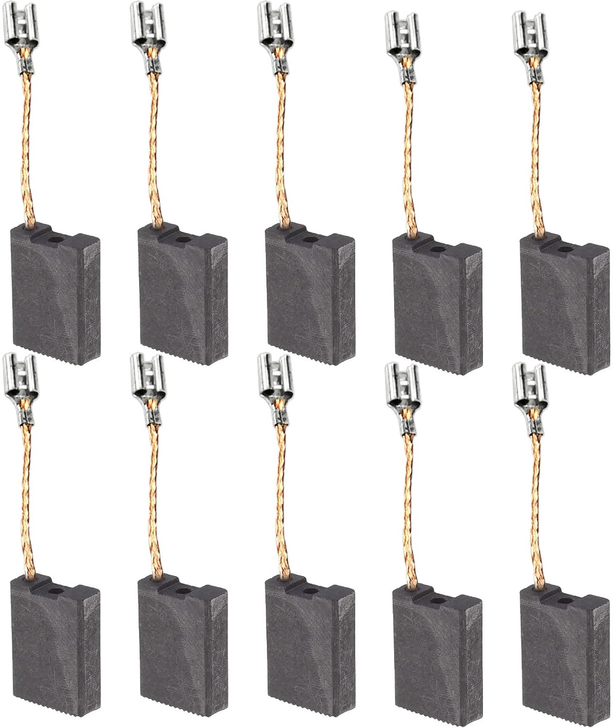 Koolborstels 6x16x22mm - 10 Stuks - Geschikt voor Bosch 180 #20-180 - Vervangende onderdelen - Vemera