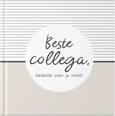 Fyllbooks - Afscheidsboek Collega - Invulboek - Afscheid Collega - Afscheidscadeau - Stripes - Geschikt voor: 62 Personen