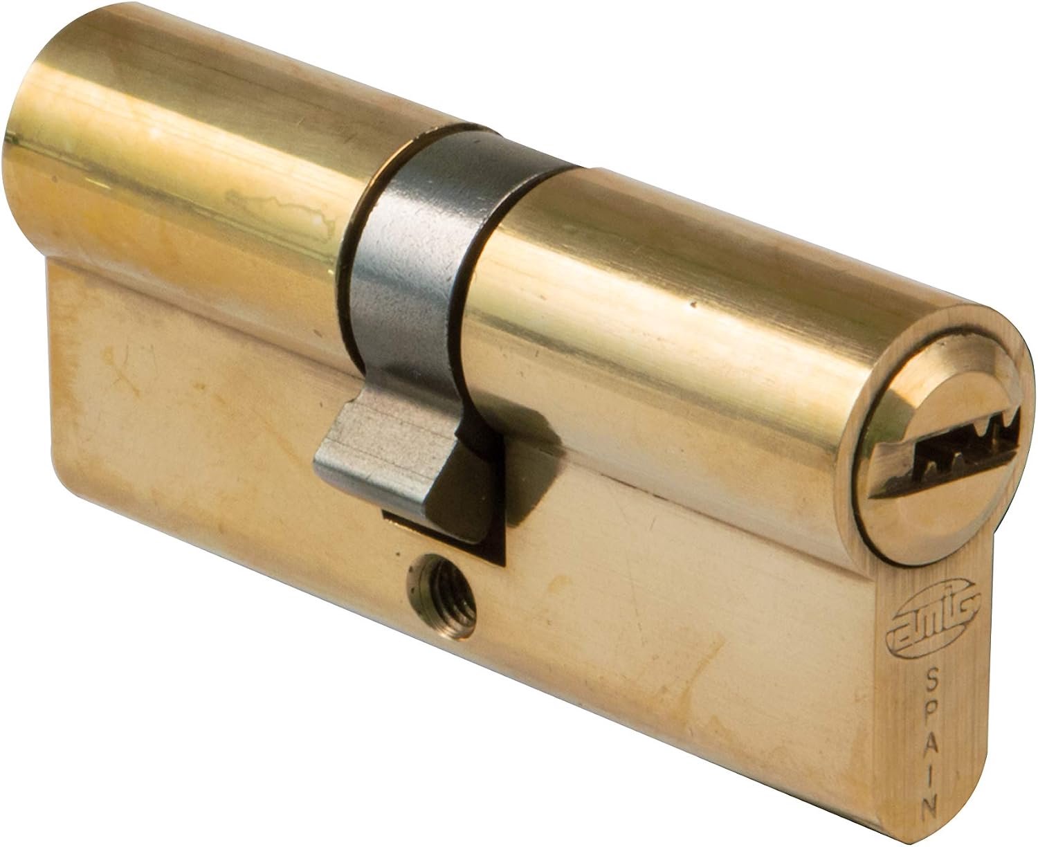 Veiligheidscilinder deurslot 90 mm - goud - boorbeveiliging - extra beveiliging tegen inbraak - m-winkel