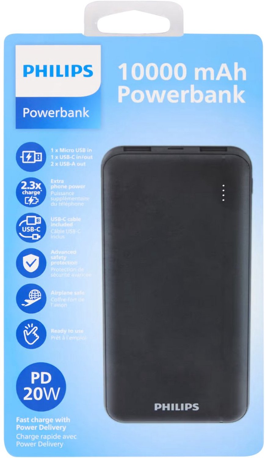 Philips powerbank 20 watt | 10.000 mAh