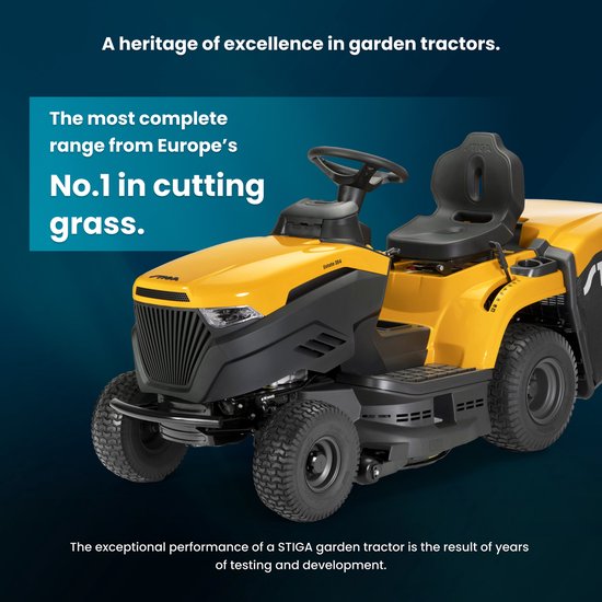 STIGA Estate 384 Zitmaaier - Benzine - 84 cm - mulchfunctie — afbeelding 2
