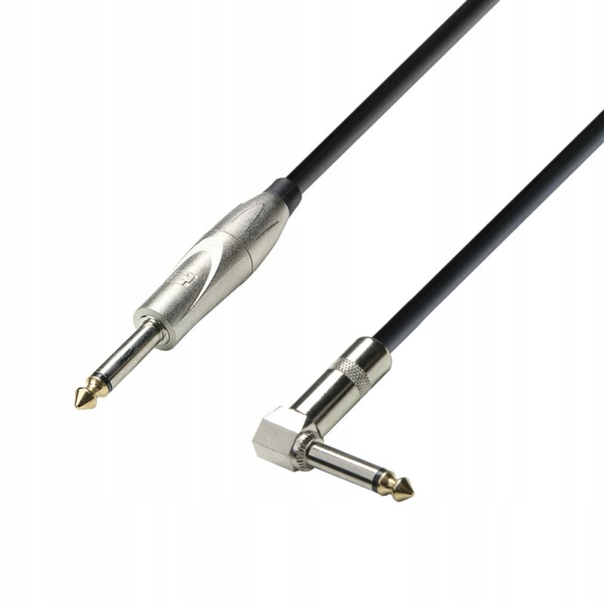 Adam Hall K3IPR0300 Gitaarkabel Hoek 3m Mono Jack 6.3mm