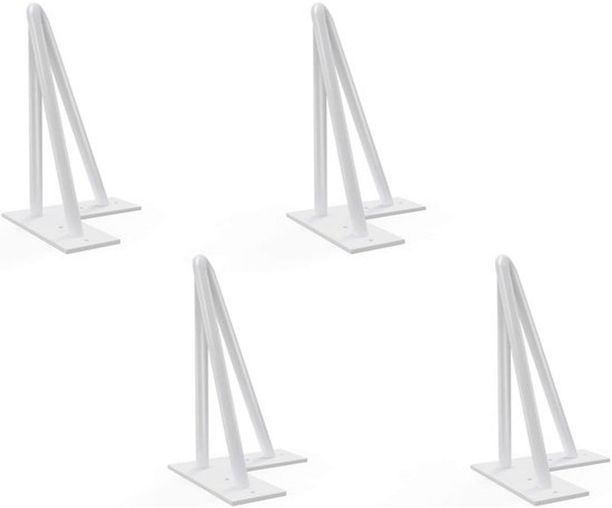 Set hairpin-tafelpoten Metaal - DIY-meubelpoten voor salontafel, kast en bankje
