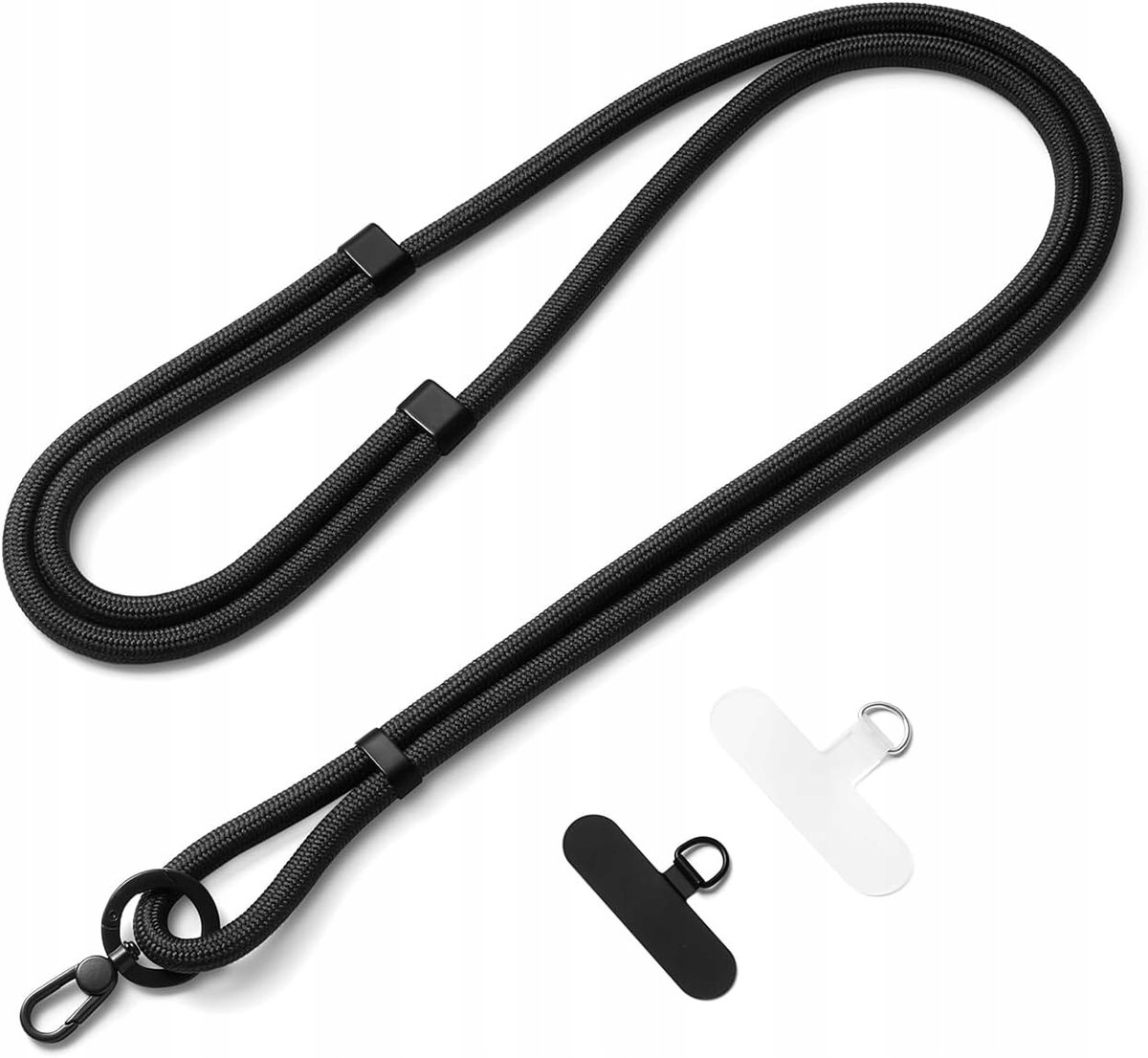 Universele Telefoon Lanyard - Verstelbaar Zwart