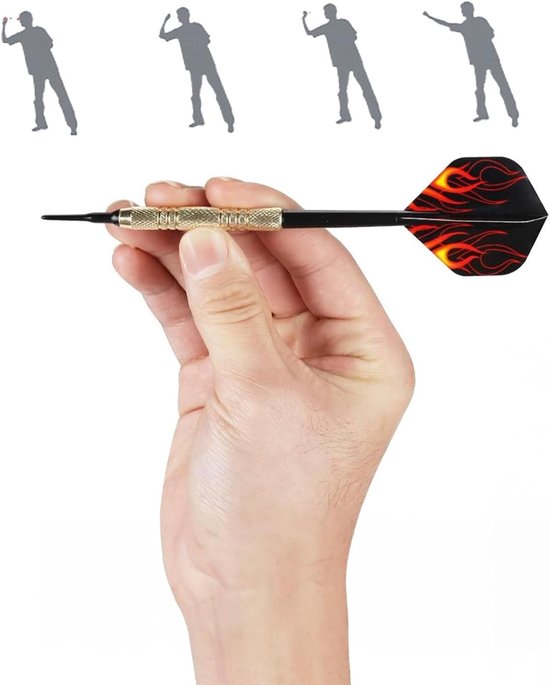 Dartpijlen met Plastic Punt voor Elektronische Dartborden - Multikleur, 15x3,8 cm, Perfect voor Spelletjesavonden — afbeelding 2