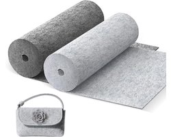Felt stof van 30 x 200 cm voor DIY projecten, naaien, borduren en home decoratie, 2 stuks