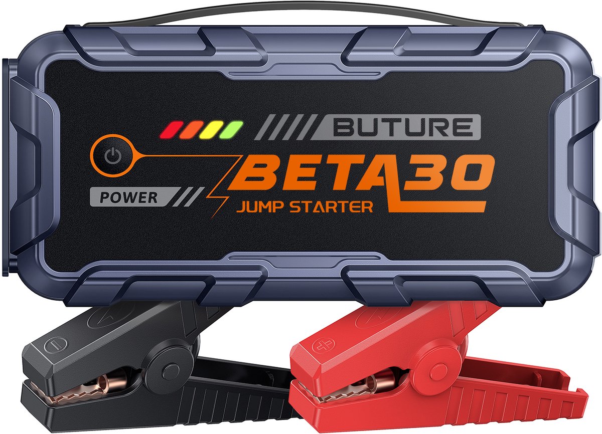 Buture-Jumpstarter voor Auto-6000 A-26800 mAh-startaccu voor auto’s-drie-in-één startvoeding-starthulp-Starthulpmiddelen