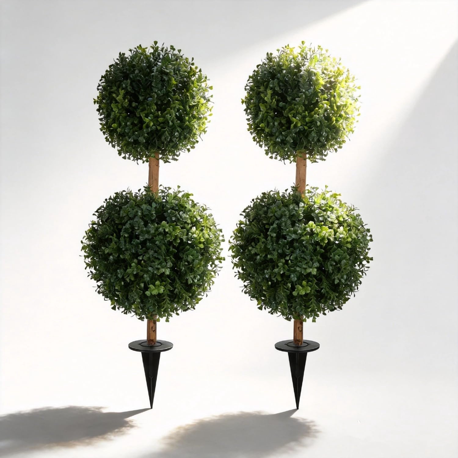 Set van 2 Kunstmatige Buxus Bollen 72 cm