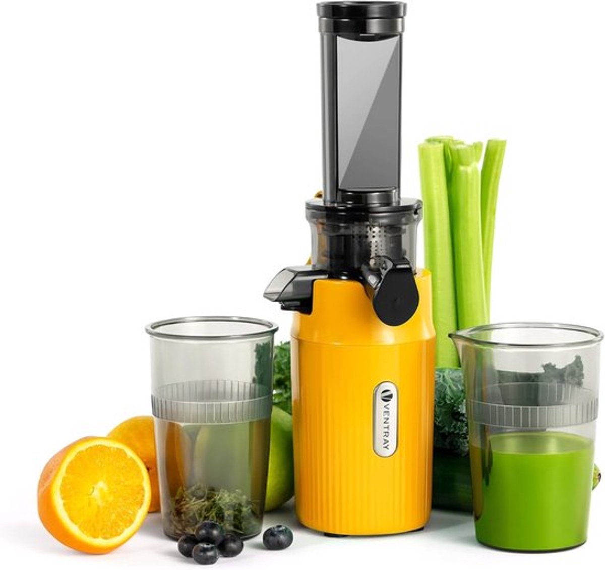 Slowjuicer Elektrisch - Compact 122x102x302mm - Koude Pers 60 RPM