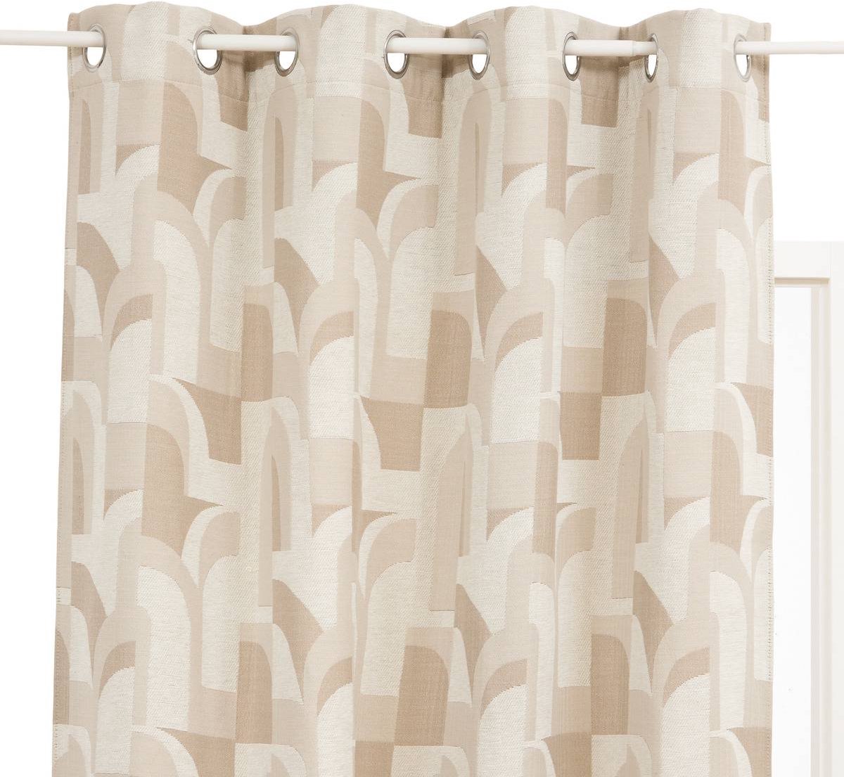 Atmosphera Créateur d'intérieur® Marlia isolatiegordijn 140 x 260 cm, beige Beige lin