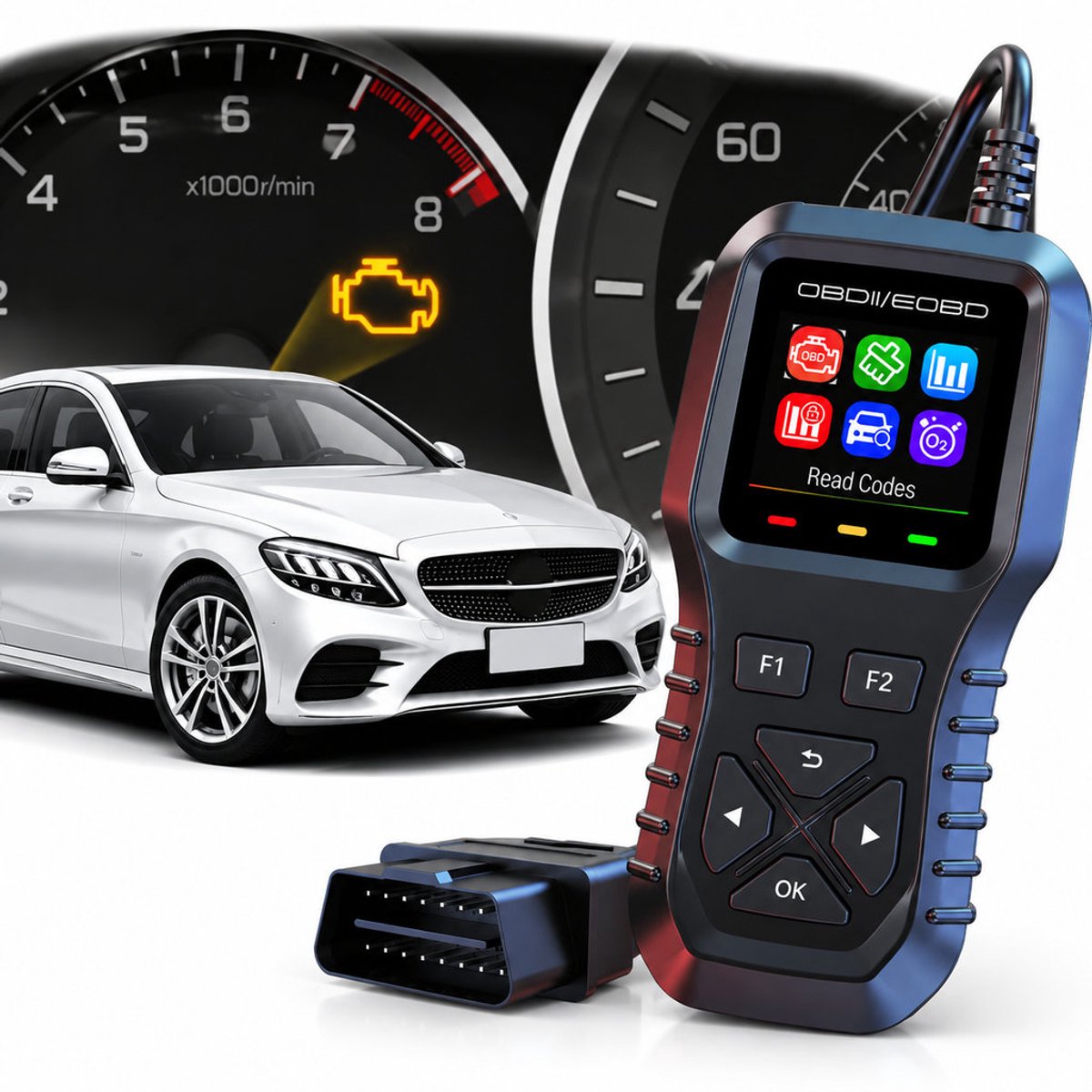 Digisand OBD2 Scanner - Auto Uitlezen en Storing Verwijderen - Nederlandse Taal - Diagnoseapparaat Auto
