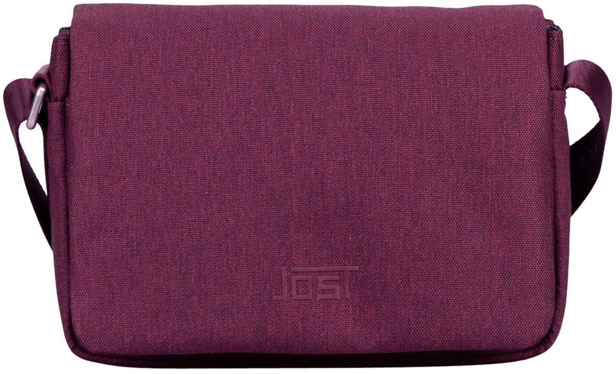 JOST schoudertas Bergen Shoulder Bag Burgundy wijnrood