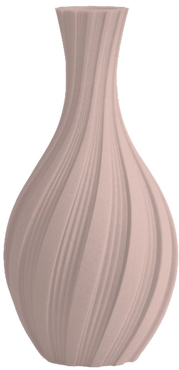 Layvo Lumi Vaas - Bloesem - 20 cm - droogbloemen vaas - organische vaas - gerecycled plastic