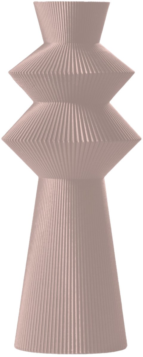Layvo Neron Vaas - Bloesem - 25 cm - droogbloemen vaas - moderne vaas - gerecycled plastic