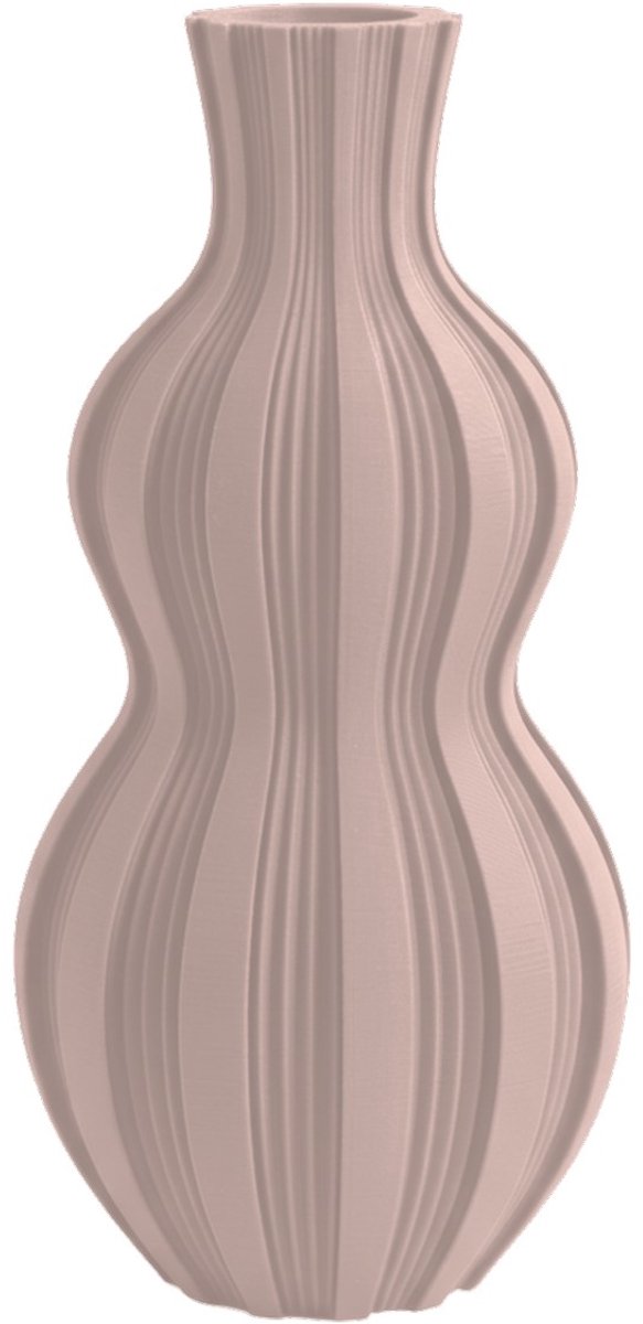 Layvo Jorik Vaas - Bloesem - 25 cm - droogbloemen vaas - moderne vaas - gerecycled plastic