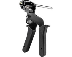 Gvolatee Cable tie tool, cable tie gun, carbon steel, cable tie pliers with instep and automatic cutting function, cable tie gun, cutting metal cable
