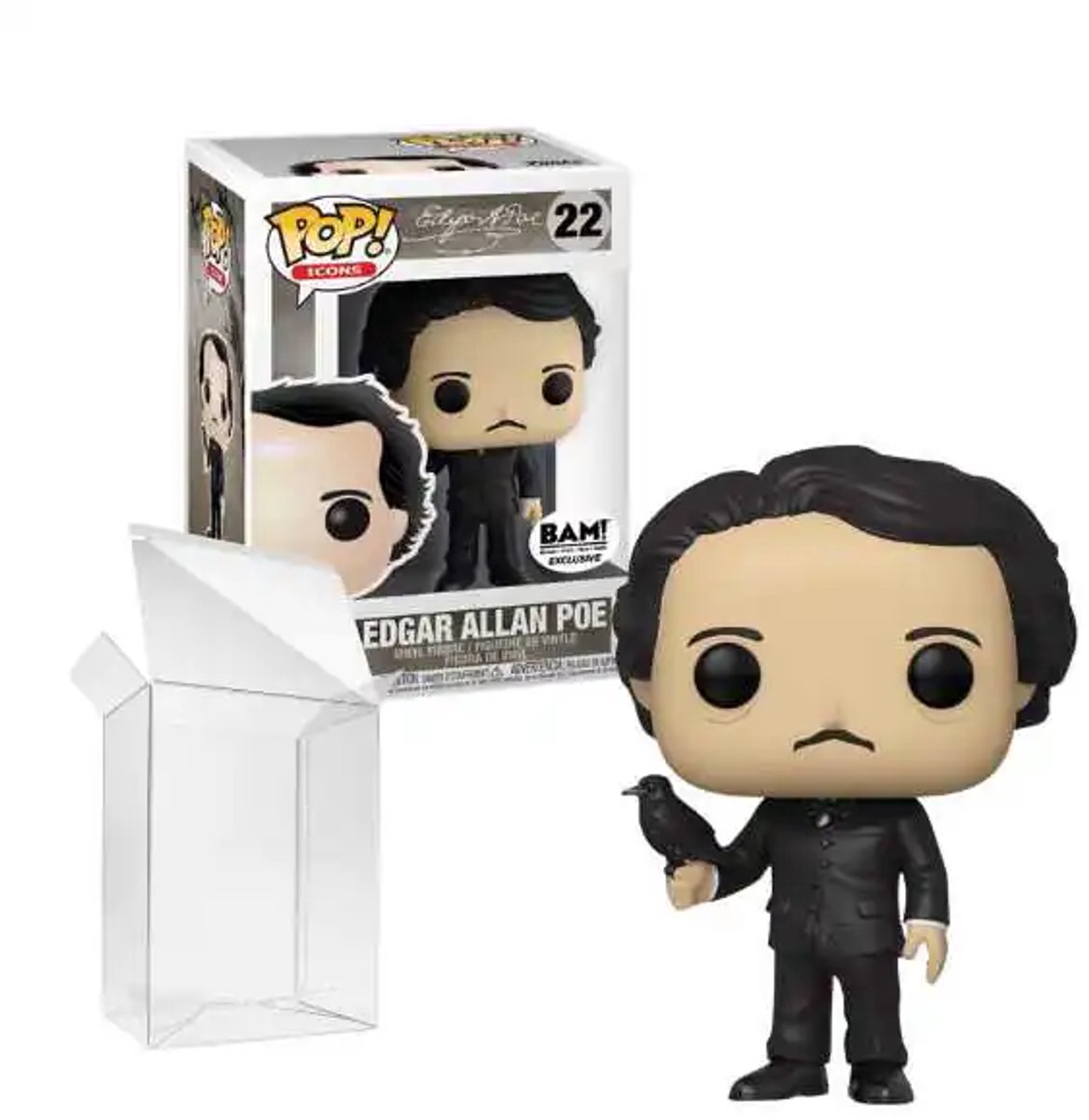 Funko Pop! Icons - Edgar Allan Poe #22 BAM Exclusive
